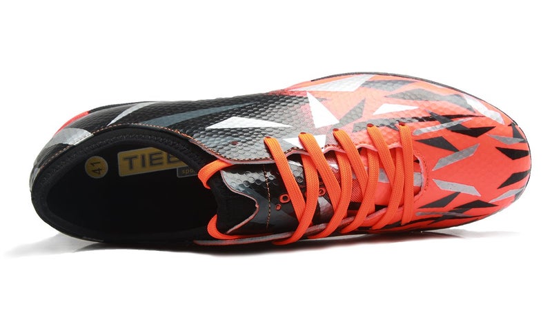 T&B Turf Shoes Soccer Kids' Football Shoes Turf Cleat Orange Black 76516-Ju-36-4.5US - Image 3